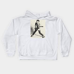 Elvis Vintage Halftone Kids Hoodie